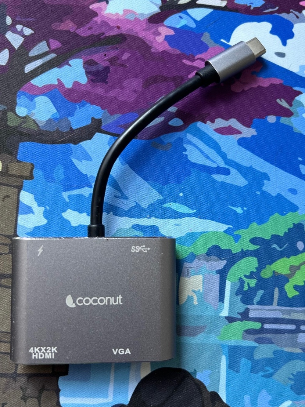 USB-C hub / dock with HDMI and VGA